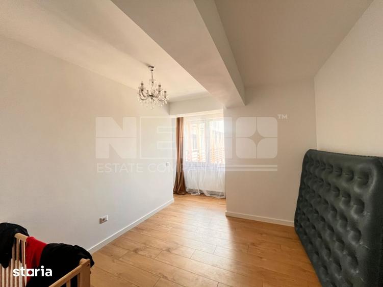 Apartament cu 3 camere, mobilat în Central