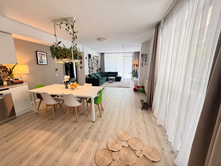 APARTAMENT 3 CAMERE CU GRĂDINĂ 100MP – PIPERA- BOXA - LOC PARCARE - 5