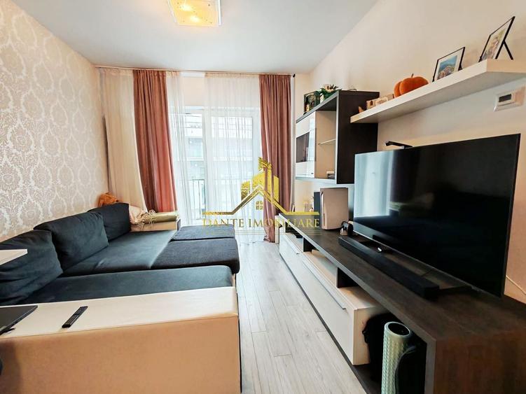 Apartament cu 2 camere semidecomandat, mobilat în Bună Ziua