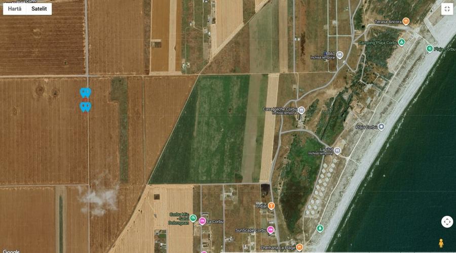 Teren agricol extravilan de 2000 mp, în Corbu