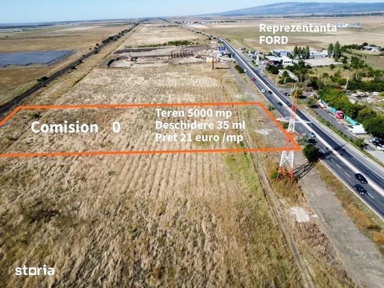Teren de 5000 mp, în Central