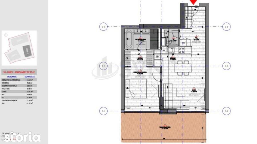 Apartament cu 2 camere în Herăstrău