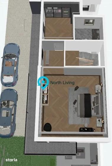 Casă cu 4 camere cu Teren 127 Mp în Bucureștii Noi