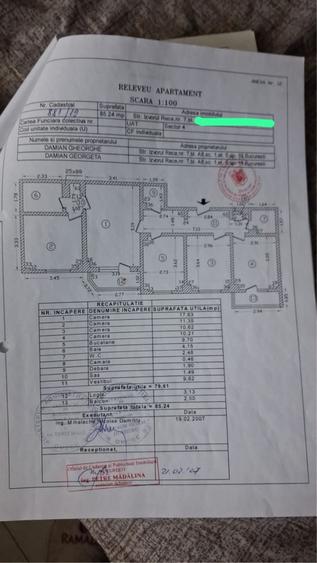 Apartament cu 4 camere semidecomandat în Brâncoveanu