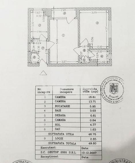 Apartament cu 2 camere semidecomandat în Drumul Taberei