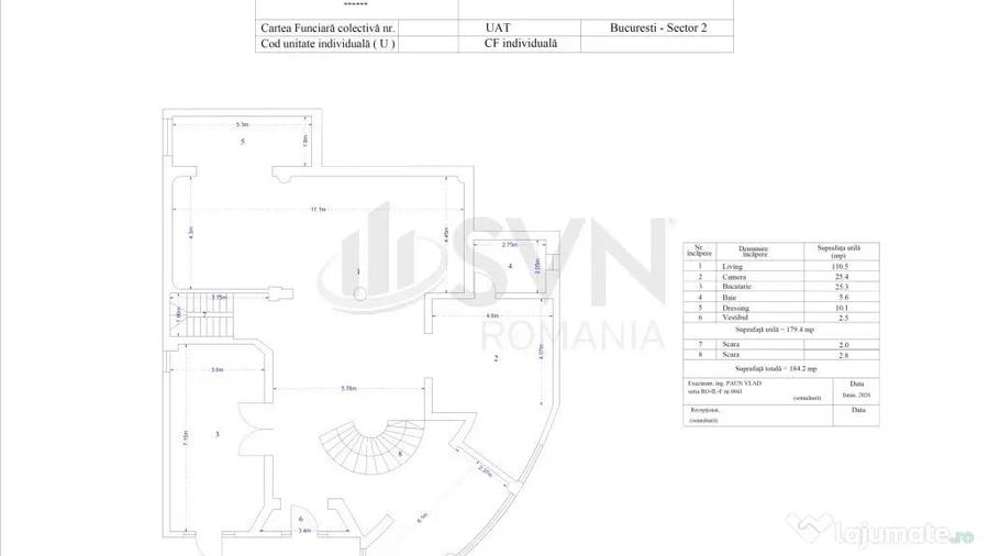 Casă cu 7 camere cu Teren 300 Mp în Calea Călărașilor