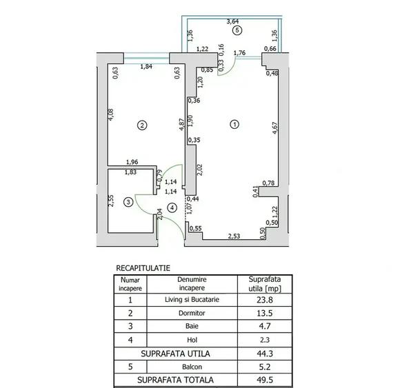 Apartament 2 Camere Pipera | Cortina North | Modern, Elegant - 12