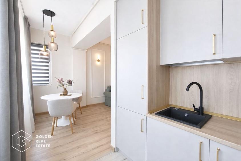 Apartament cu 2 camere semidecomandat, mobilat în UTA