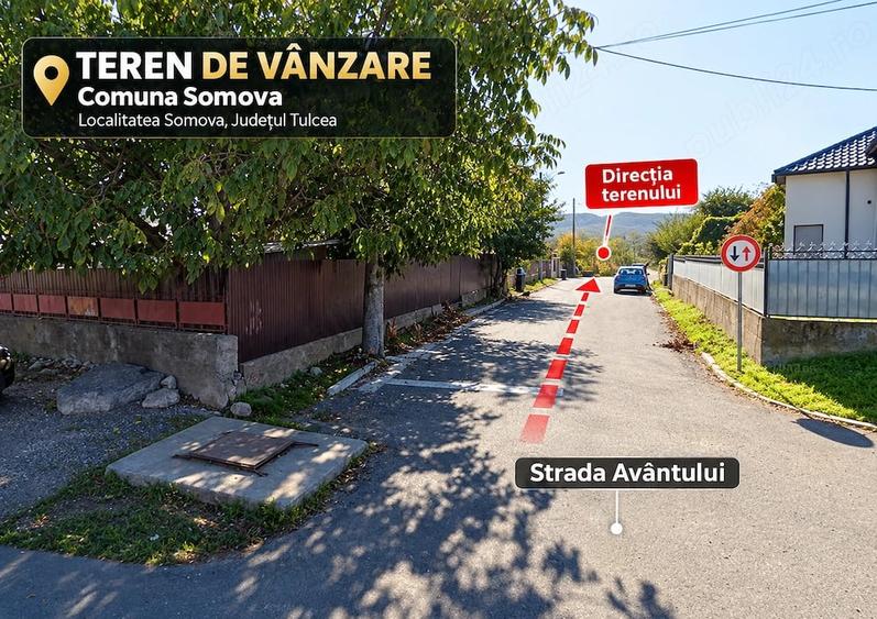 Teren de 2217 mp, în Somova