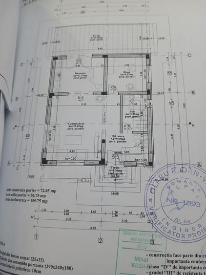 Casă cu 4 camere în Tomești