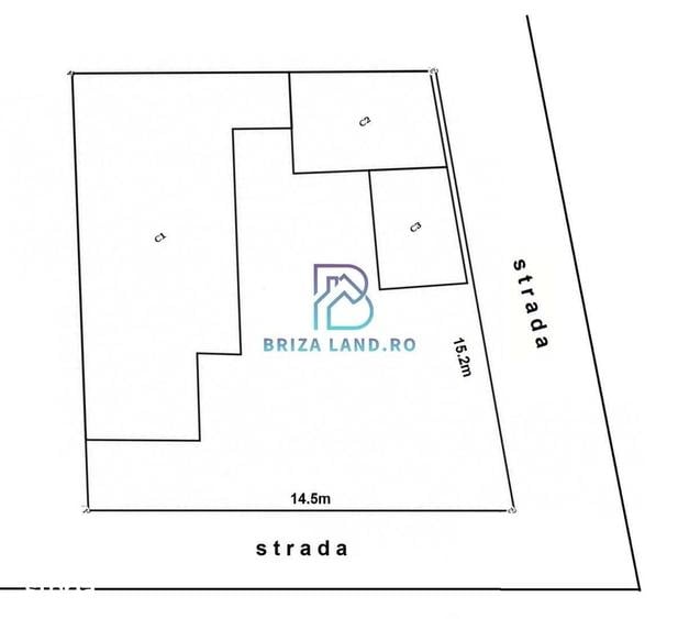 Bucurestii Noi, Laminorului, teren 202mp, d.=14.5m, casa demolabila - 4