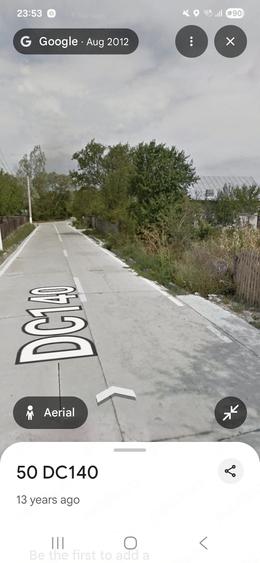 Teren de 1050 mp, în Teiș