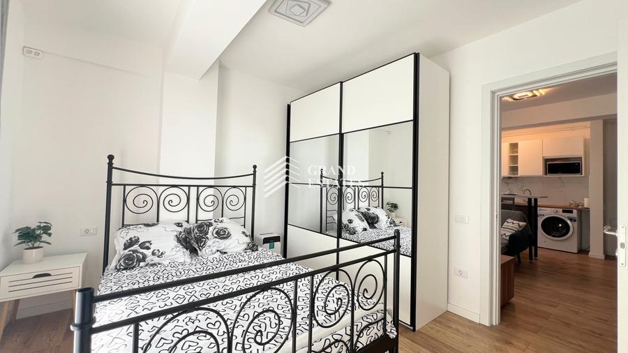 Apartament cu 2 camere semidecomandat, mobilat în Otopeni