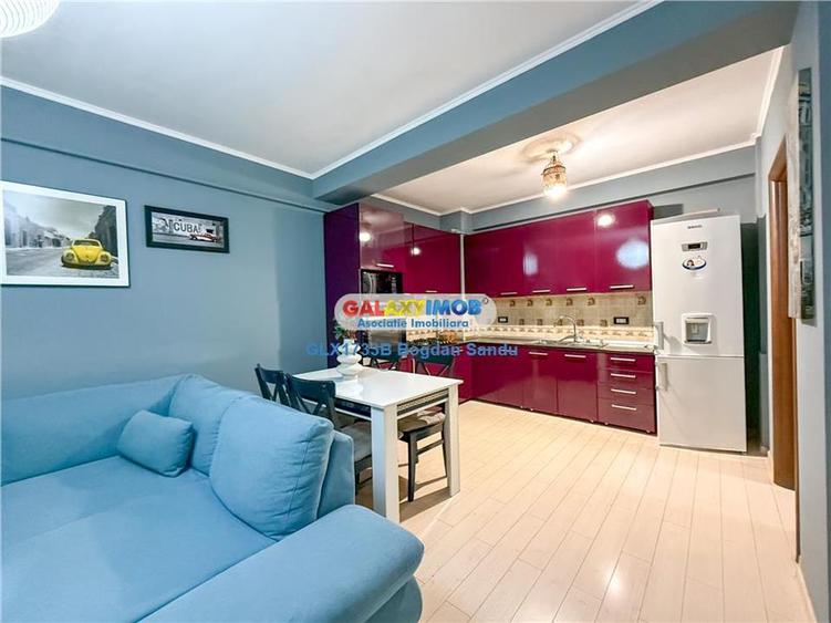 Apartament cu 2 camere semidecomandat, mobilat în Militari