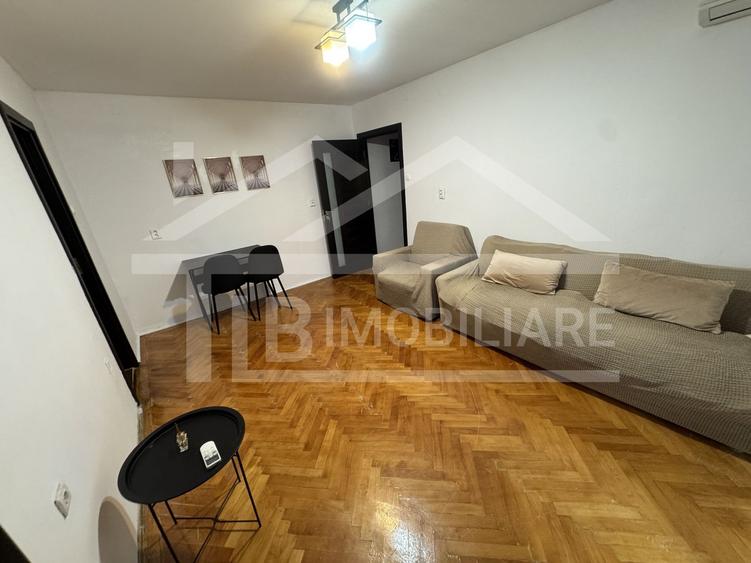 Apartament cu 2 camere semidecomandat, mobilat în 7 Noiembrie