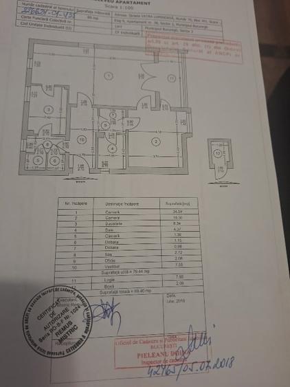 Apartament cu 2 camere decomandat, mobilat în Vatra Luminoasă