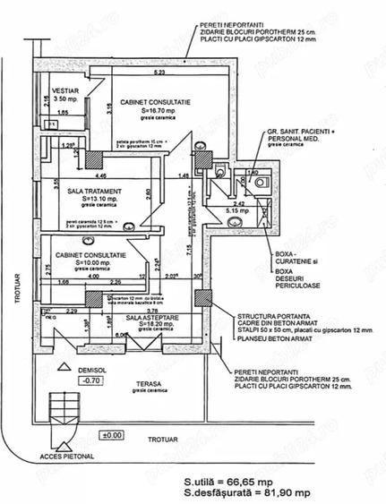 Apartament cu 3 camere decomandat în Simion Bărnuțiu