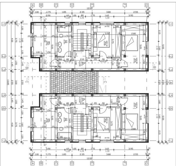Duplex cu 4 camere cu Canalizare în Moșnița Nouă