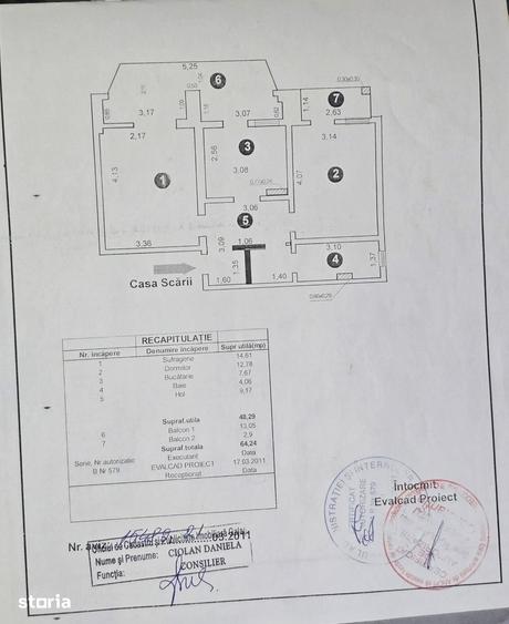 Apartament cu 2 camere în Micro 14