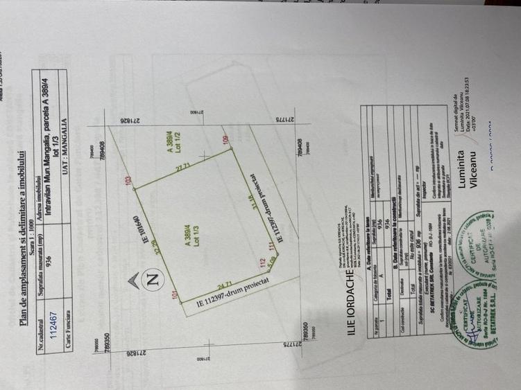 Teren Construcții intravilan de 22500 mp, în Exterior Sud