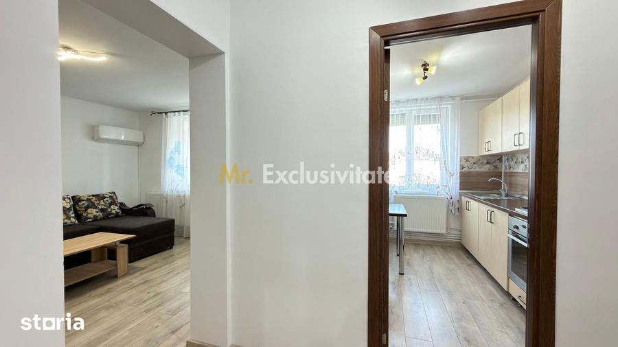 Apartament cu 3 camere semidecomandat în Central