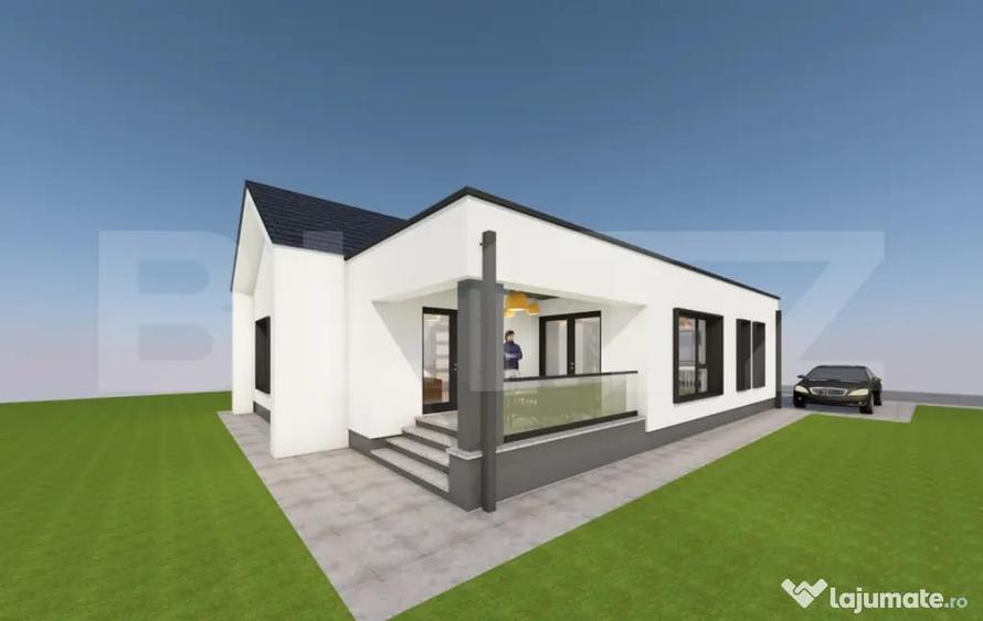 Casă cu 4 camere cu Teren 375 Mp în Cetate