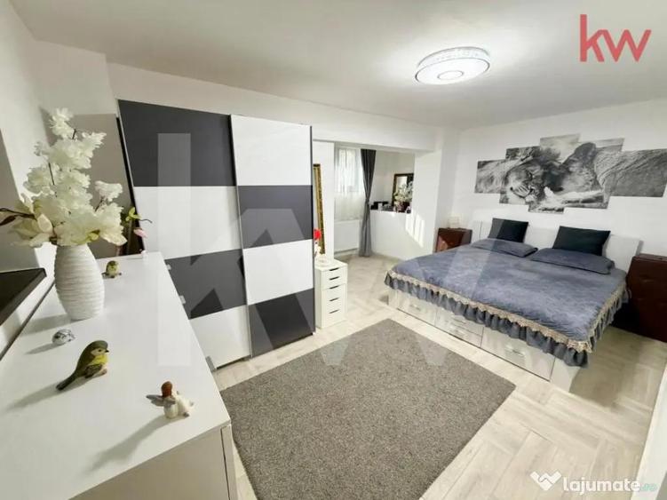Apartament cu 3 camere semidecomandat, mobilat în Central