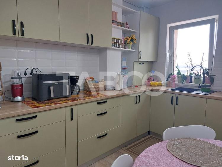 Apartament renovat 66 mp 3 camere 2 bai balcon pivnita Cisnadie - 19