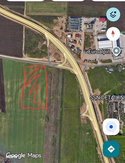 Vand teren intravilan Sintion langa urcare drum expres Dex16 - 2