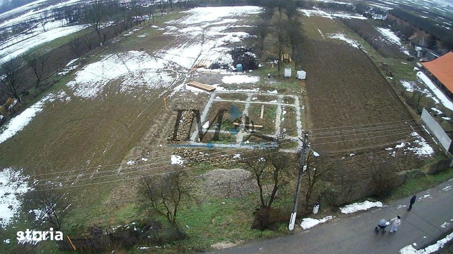 Teren cu funda?ie si proiect autorizat de vanzare in Blandiana - 1