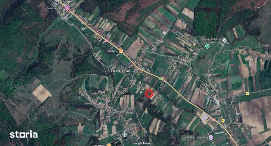 Teren de 2376 mp, în Hidiș
