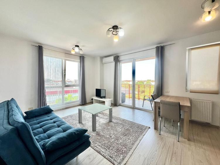 Apartament cu 2 camere semidecomandat, mobilat în Buziașului