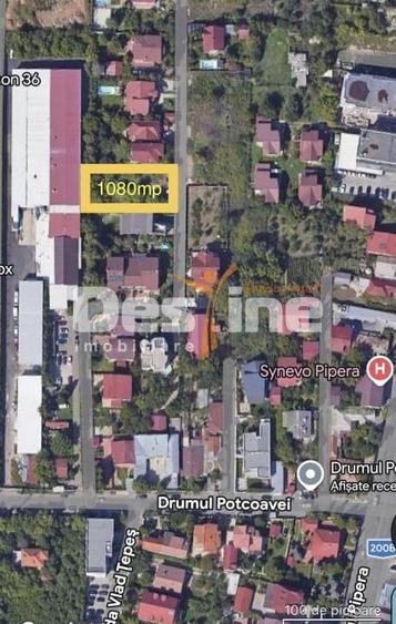 Teren Construcții intravilan de 1080 mp, în Pipera