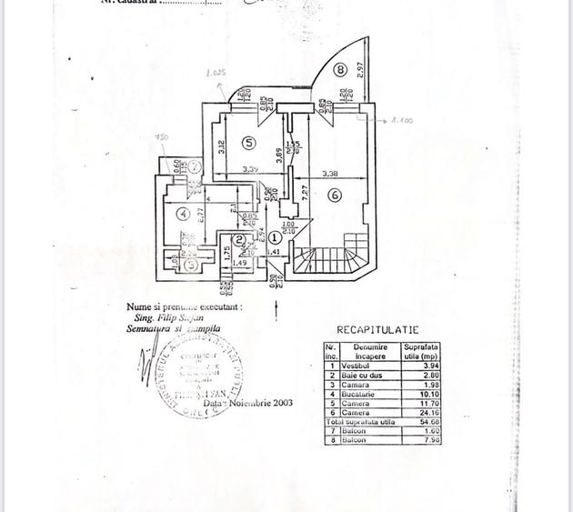 Apartament cu 4 camere în P-ța Unirii