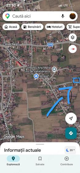 Teren intravilan 964 mp, ureche?ti strada lalelelor | utilita?i la poarta - 2