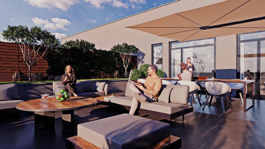 Penthouse cu 3 camere decomandat în Industriilor