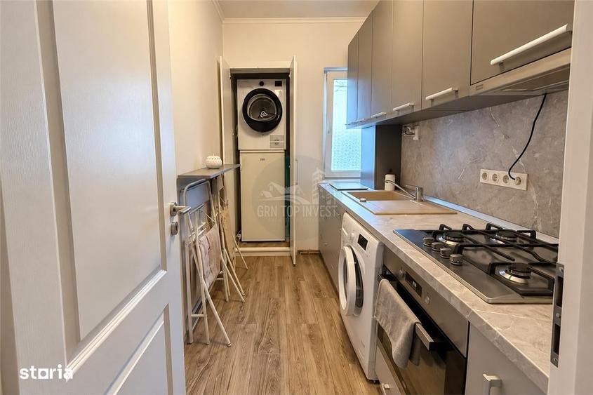 Apartament cu 2 camere nedecomandat, mobilat în Vasile Aaron
