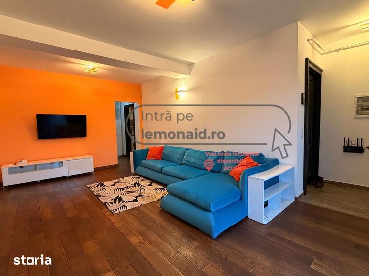 Apartament cu 3 camere, mobilat în Central