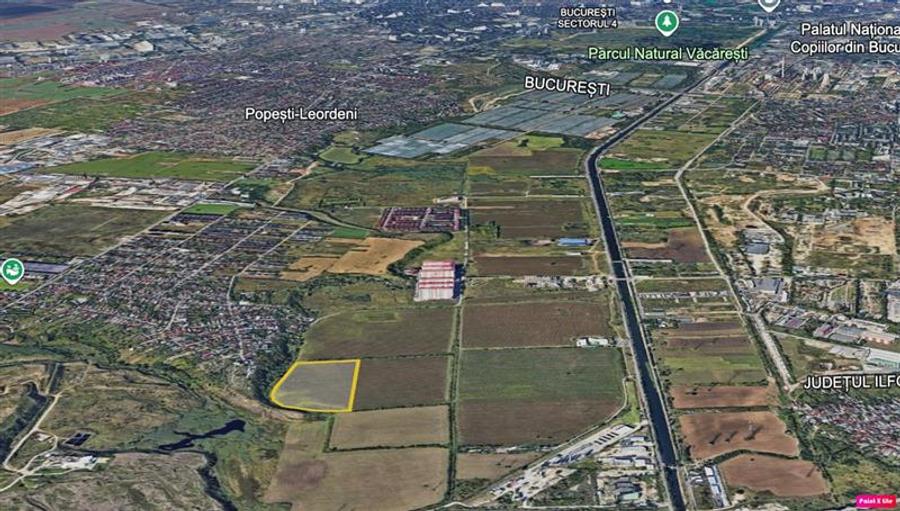Teren intravilan de 5355 mp, în Splaiul Unirii