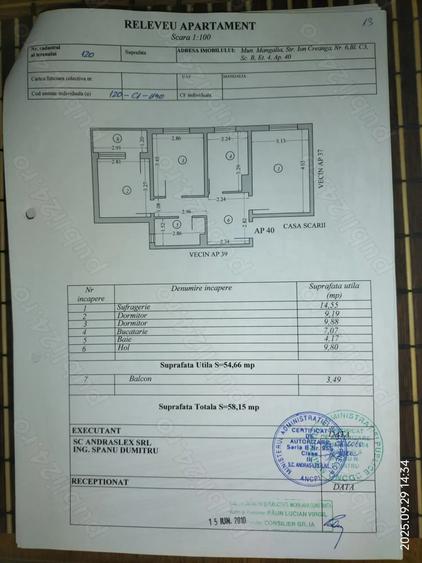 Apartament cu 3 camere în Sud