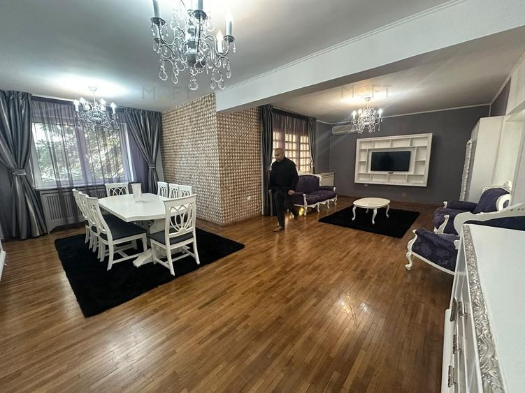 Apartament cu 4 camere decomandat, mobilat în Barbu Văcărescu