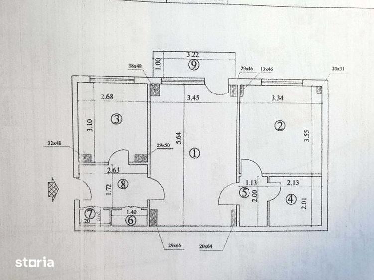Vanzare 2 camere| Particular| Tineretului| 54 mp| Semidecomandat - 1