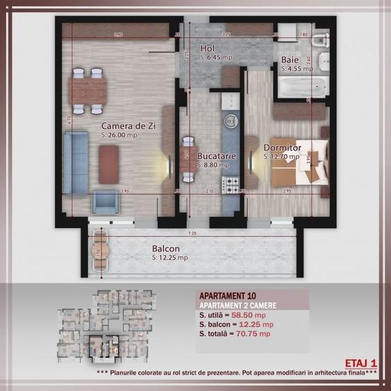 Apartament cu 2 camere decomandat în Theodor Pallady — fotografia 1