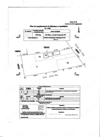 Casă cu 4 camere cu Teren 1934 Mp în Piscu