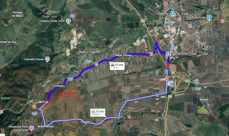 Teren de 3100 mp, în Moldovenești