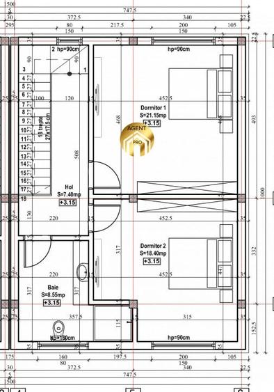 Complex Nou - Vila P+1+M 4 camere - Otopeni Odaile - 17
