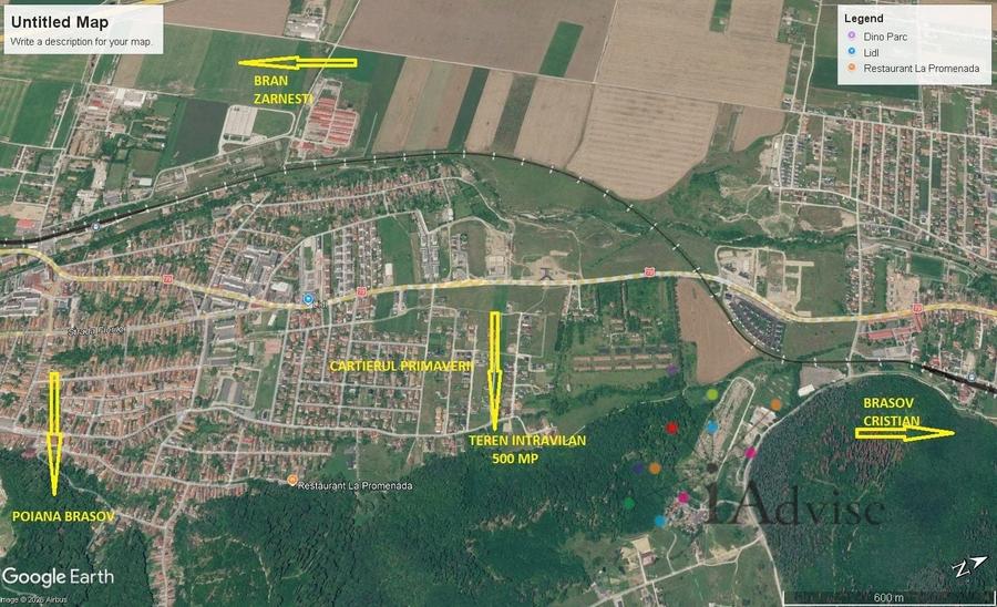 Teren Construcții intravilan de 505 mp, în Primăverii