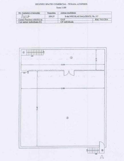 Spațiu comercial, de 715 mp, în Exterior Vest