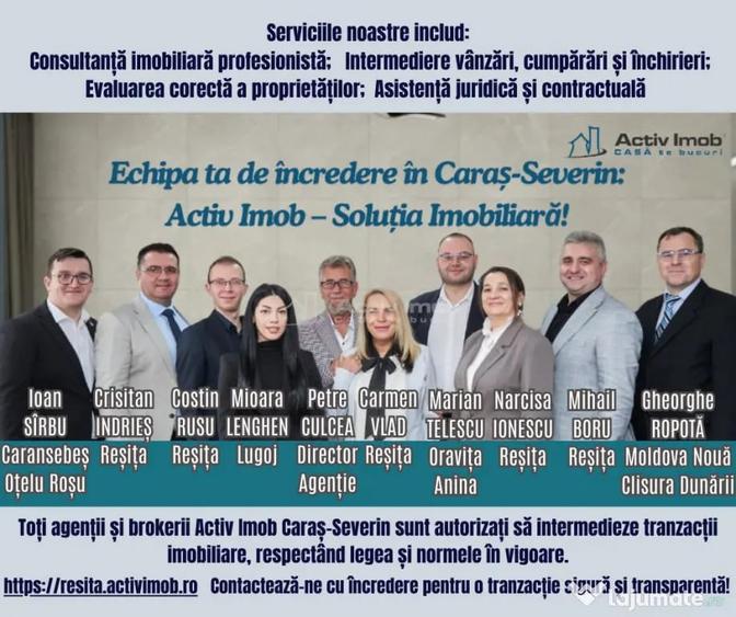 Apartament cu 3 camere decomandat în Caransebeș