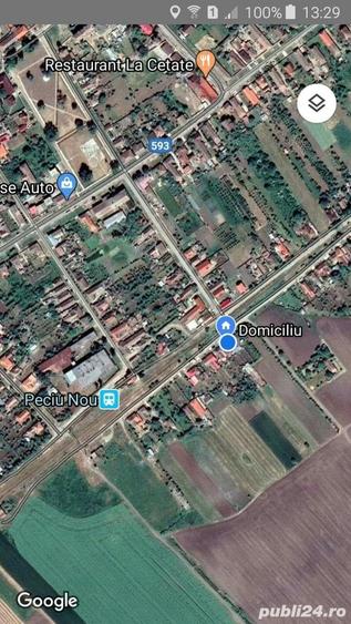 Teren de 2100 mp, în Peciu Nou